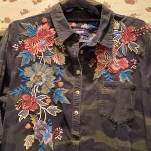 Johnny Was Workshop Tunic Dress Size L